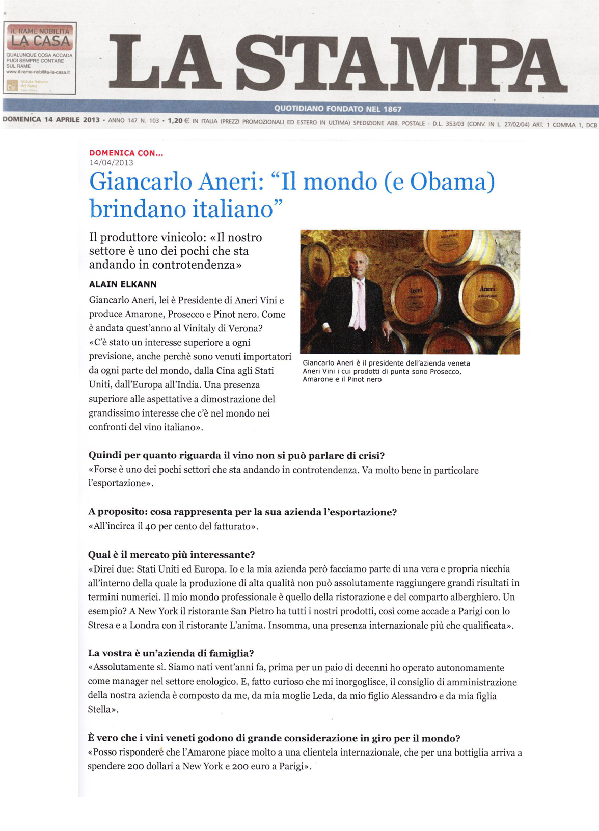 LA STAMPA-intervista Giancarlo 14 aprile 2013-1