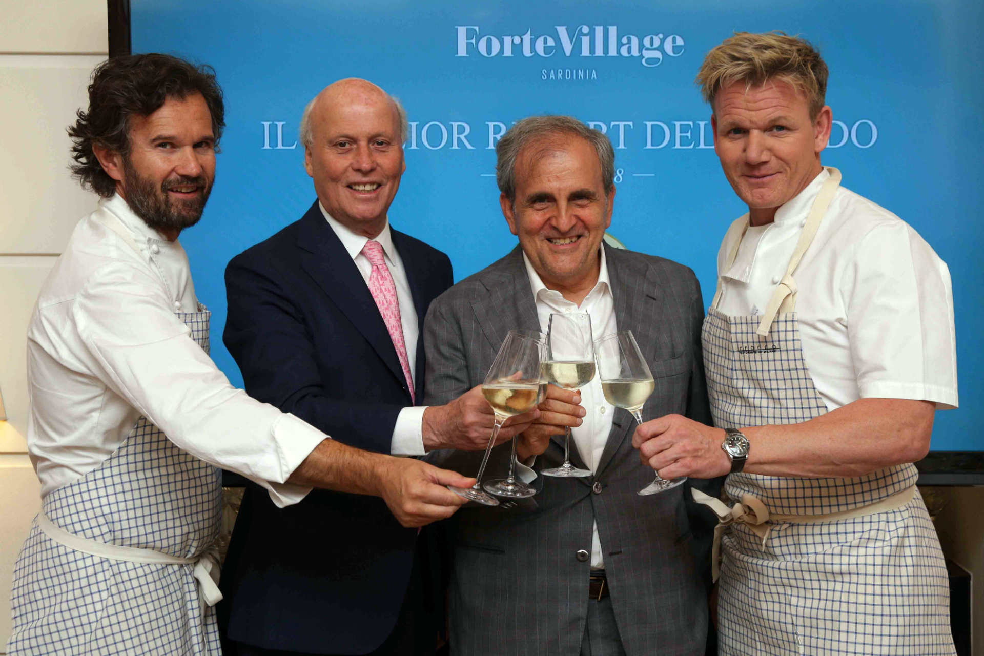 Cena Cracco, Gordon Ramsay per il Forte Village