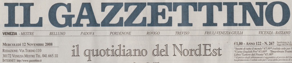 il gazzettino 12nov2008